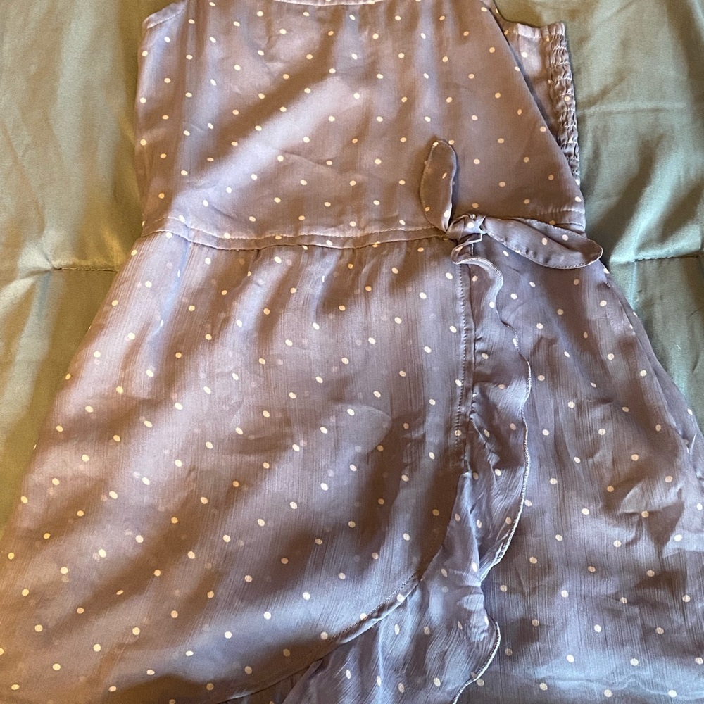 Abercrombie Kids summer spaghetti strap blue dress Size 7/8 (Girls)